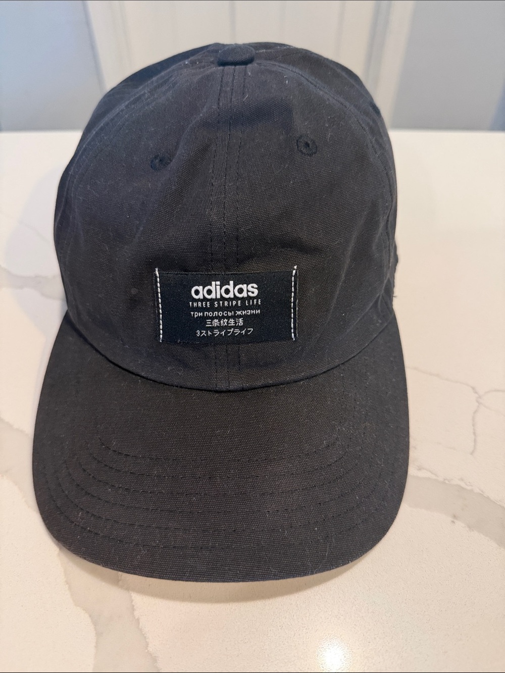 adidas impulse Black Patch Logo Cap